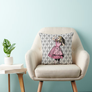 Pink Dress Alice Cushion