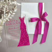 Pink Dress Sixty & Fabulous 60th Birthday