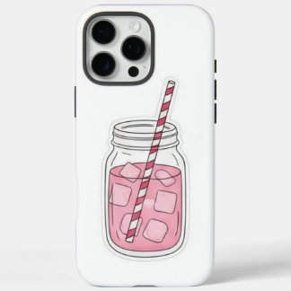 Pink Drink Mason jar Phone Case 