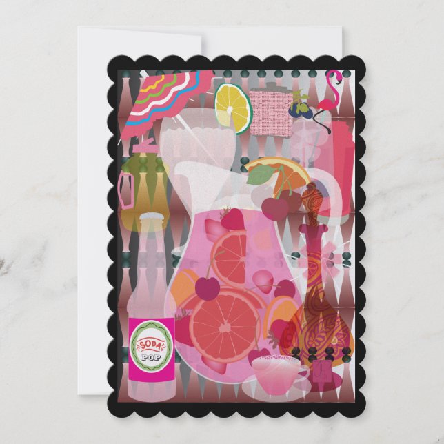 Pink Drinks Card (Front)