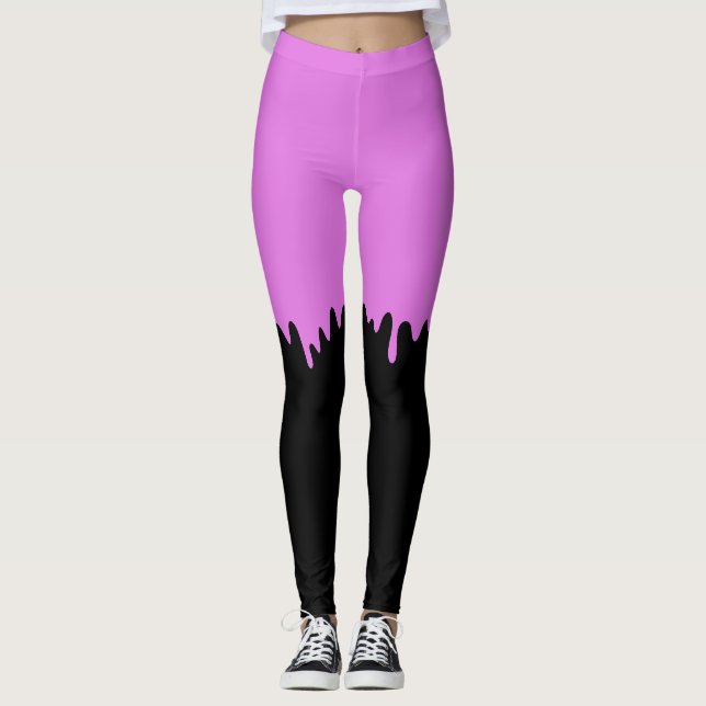 Pink Dripping Slime Leggings (Front)