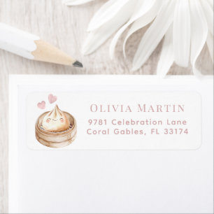 Pink Dumpling Watercolor Girl Baby Shower