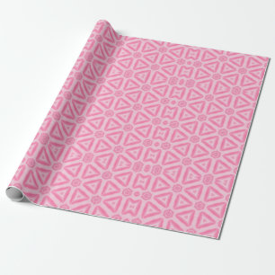 pink dusty cute birthday party gift idea wrapping paper