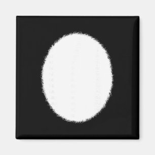 Pink Easter Bunny Rabbit White Furry Tummy Belly C Magnet