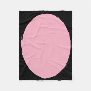 Pink Easter Rabbit Belly Costume Shirt Easter Bunn Fleece Blanket