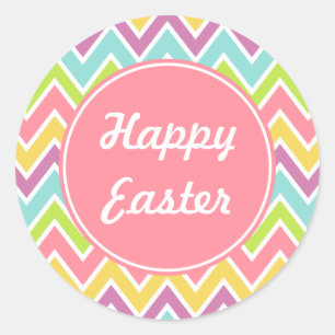 Pink Easter Stickers