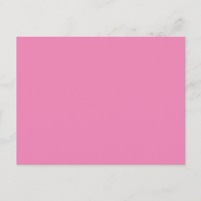 Pink #EF8484, Cadillac Pink Announcement Postcard (Front)
