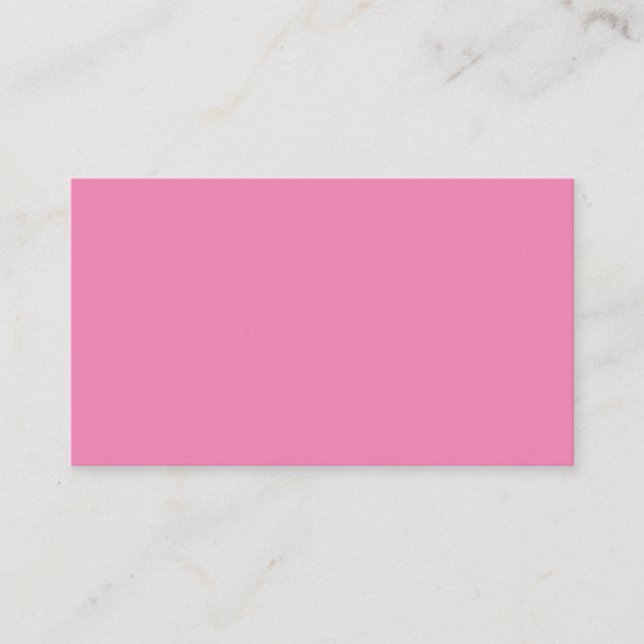 Pink #EF8484, Cadillac Pink Appointment Card (Front)