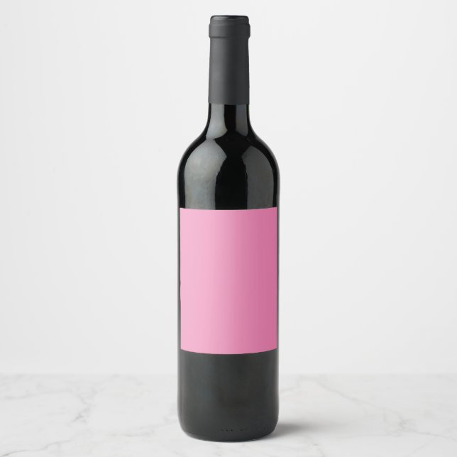 Pink #EF8484, Cadillac Pink Wine Label (Front)