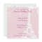 Pink Eiffel Tower Birthday Party Invitations