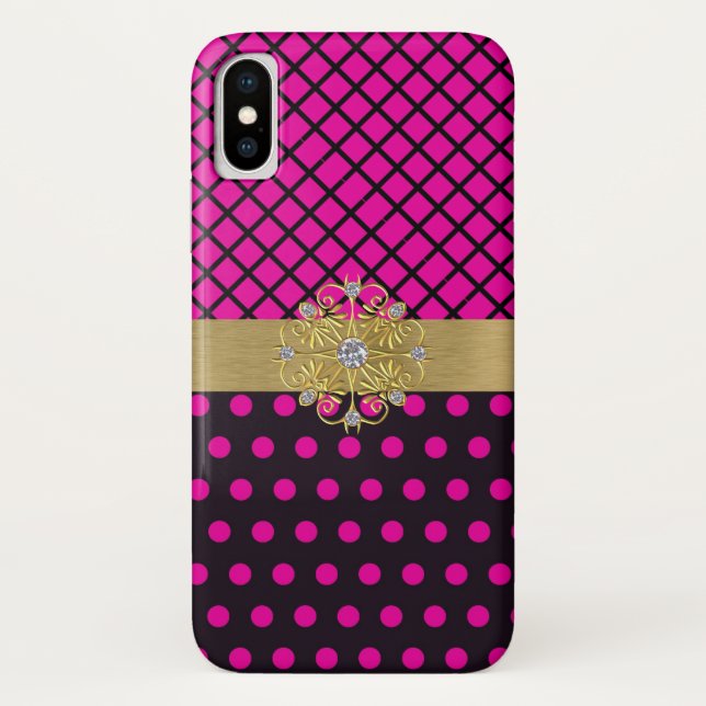 Pink Elegance Case-Mate iPhone Case (Back)
