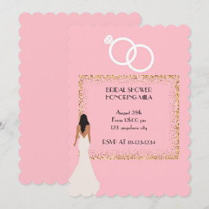 PINK ELEGANT BRIDAL SHOWER INVITATION