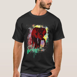 Pink Elephan For Women Men Teen Girls Boys Artsy T T-Shirt