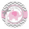 Pink Elephant and Chevron Print Baby Shower