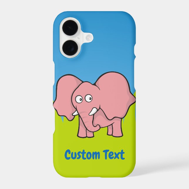 Pink Elephant Cartoon (Back)