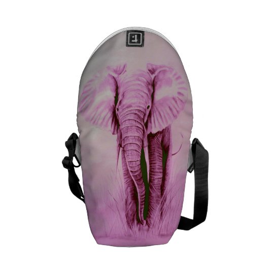 PINK elephant Courier Bags