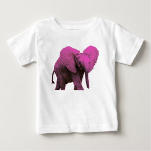 Pink Elephant for Baby T-Shirt
