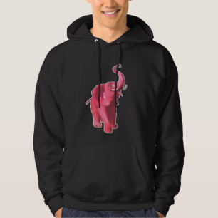 Pink elephant hoodie