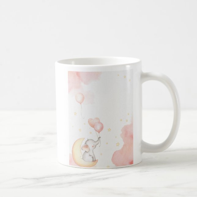 Pink Elephant Mug (Right)