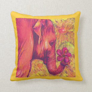 pink elephant pillow