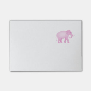 Pink Elephant Post-it Notes