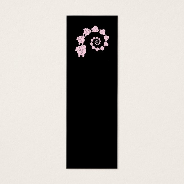 Pink elephant spiral. (Front)