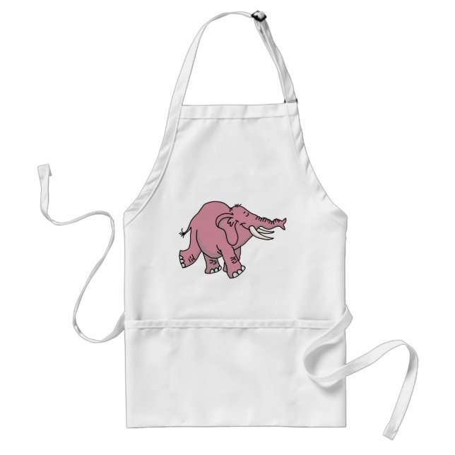Pink Elephant Standard Apron (Front)
