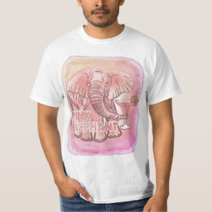 Pink Elephant  t-shirt