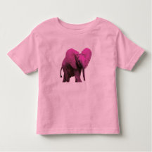 Pink Elephant Toddler T-shirt