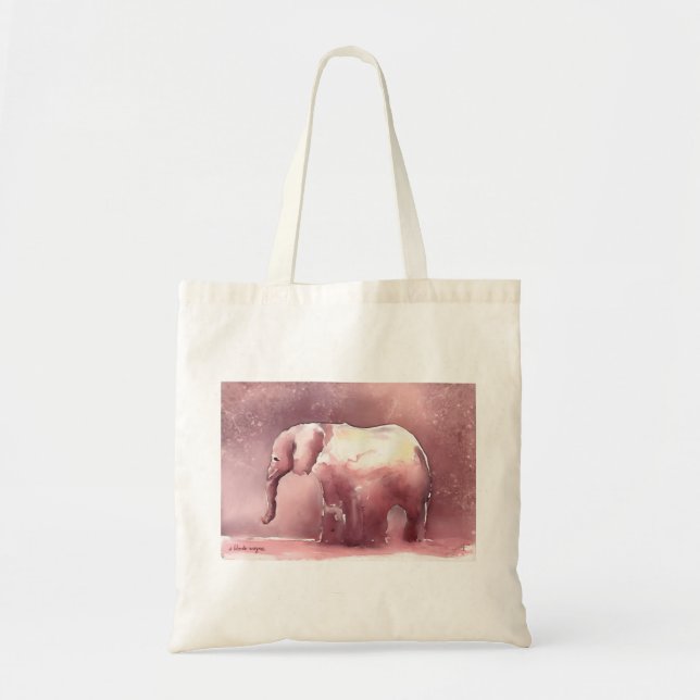 Pink Elephant Tote (Front)