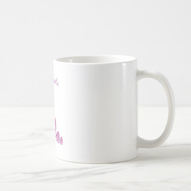 Pink Elephants Coffee Mug (Right)