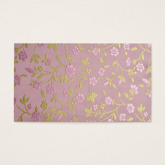 Pink Embroidered Flowers