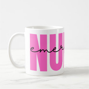 Pink Emergency Nurse Mug