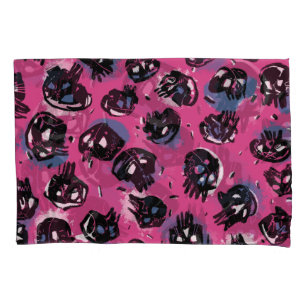 Pink emo scull Home & Living  Bedding  Pillowcases