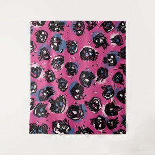 Pink emo scull Wall Art & Décor  Tapestries
