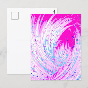 Pink Enchanted Garden  Postcard