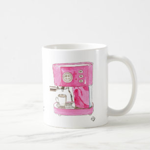 Pink Espresso Maker Mug