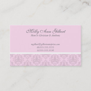 Pink European Elegance Mummy Cards