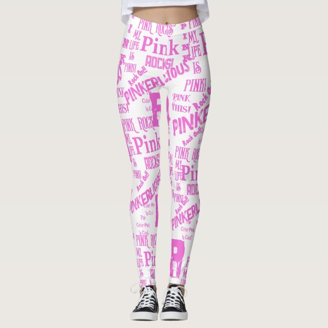 PINK EVERYTHING  LEGGINGS (Front)