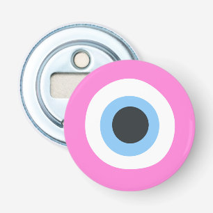 pink evil eye bottle opener