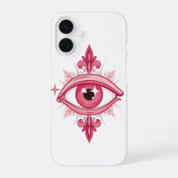 Pink Evil Eye Tattoo Design Sketch