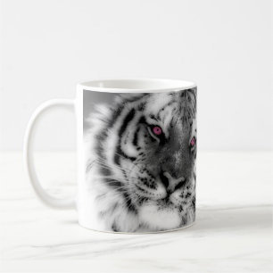 Pink Eyed Tiger Coffee Mug