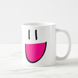Pink Face Coffee/Tea Mug (White)
