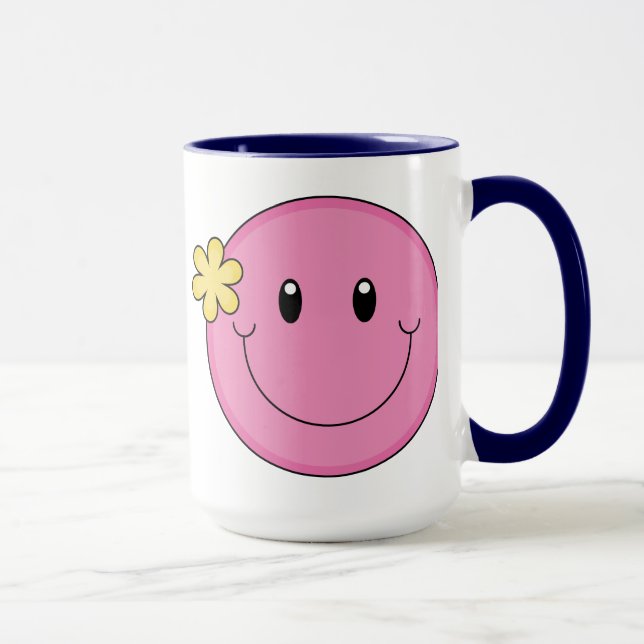Pink Face Mug (Right)