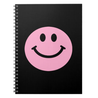 pink face notebook