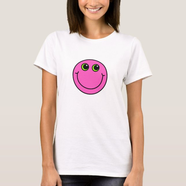 Pink Face T-Shirt (Front)