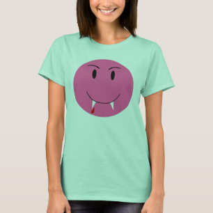 Pink Face With Vampire Fangs T-Shirt