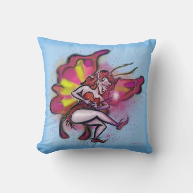 Pink Faerie Cushion (Front)