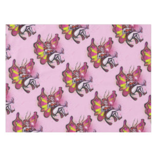 Pink Faerie Tablecloth