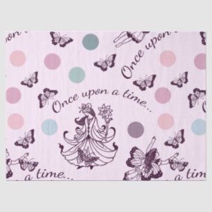 Pink Fairies and Butterflies Fairytale Tissue Paper